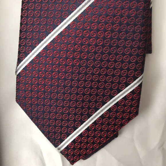Gucci “Imera” interlocking mini G tonal woven Italian silk tie - Picture 4 of 7
